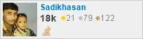 profile for Sadikhasan at Stack Overflow, Q&A for professional and enthusiast programmers