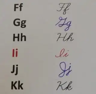 screenshot of updated letters
