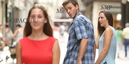 Me, SRP, and OPAQUE reaction