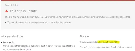 google safe browsing results as at Mar 8 2019 