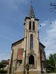 The church in Brin-sur-Seille