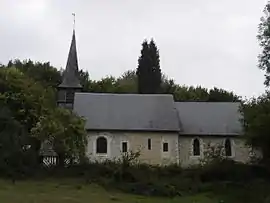 The church in La Poterie-Mathieu