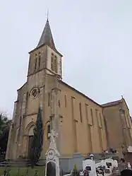 The church in Lacrabe