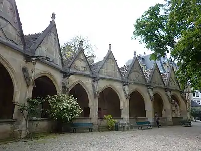 Cloister, former Ossuary or Charnel House (15th c.)