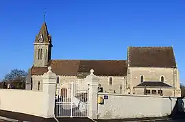 The church in Saint-Aubin-d'Arquenay