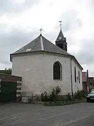The church in Lahoussoye