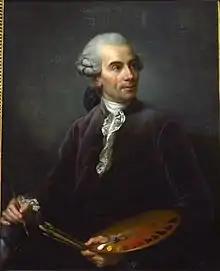 Portrait of Joseph Vernet, 1778. Louvre Museum.