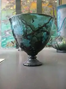 Cup Par une telle nuit by Émile Gallé, France (1894)