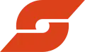 ÖBB's second logo consists of a stylized "O" symbol with extending arrows. Within Austria it was nicknamed the "Pflatsch&nbsp;[de]" (lit. spatter, spot), and was officially used from 1974 to 2004, although some stations and vehicles used it up to the mid-late 2010s. It continued to be used when ÖBB's current logo was introduced in 1998.