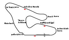 The Österreichring (last modified in 1977)
