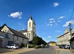 Centre with the Church of Our Lady of the Rosary