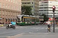 New Transtech Artic tram in Helsinki