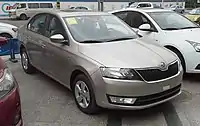 2014 Škoda Rapid sedan (higher trim level)