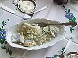 Śledzie - herring in oil with onions