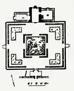 A plan for reconstruction of Arg's surrounding before the Iranian revolution in 1979.