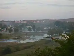 The aul of Adyge-Khabl, the administrative center of the district