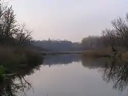 Siversky Donets River in Chuhuiv