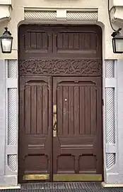 Decoration over the front door