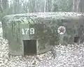 Pillbox 178. The number «179» was mistakenly added in the postwar period.