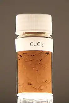 Anhydrous copper(II) chloride