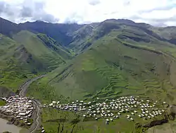 The selo of Irib in Charodinsky District