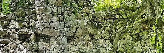 Remains of the fortress walls