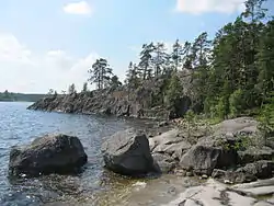 Koyonsari Island in Lakhdenpokhsky District