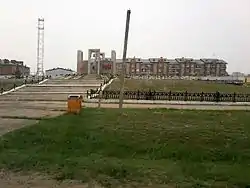 Victory Memorial in Kulunda, the administrative center of Kulundinsky District