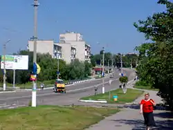 Central part of Myronivka