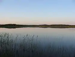 Lake Suoyarvi in Suoyarvsky District
