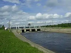 Dam on the Shlina River, Firovsky District