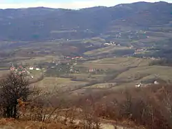 Popovac – Panorama of the settlement