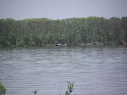 The Ussuri River near the selo of Zabaykalskoye in Vyazemsky District