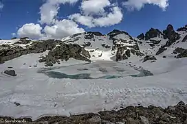 The Dreadful Lake (tarn), Rila Mountain, Bulgaria