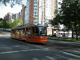 Tram 71-623 in Khabarovsk