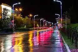 Cheremkhovo at night