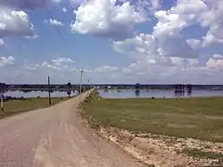 Road to island, Ordynsky District