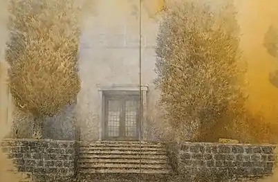 Ein Harod, oil and pencil on cavass, Diptych, 200x300, 2018–19