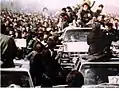 People accompanying Khomeini from Mehrabad to Behesht Zahra