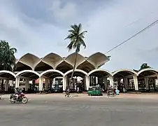 Entrance of the station