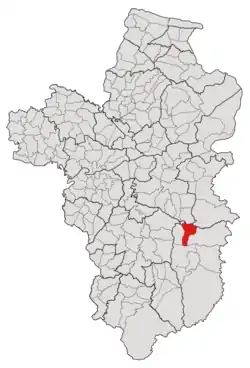 Subdistrict location in Ubon Ratchathani province