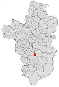Subdistrict location in Ubon Ratchathani province