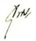 Chulabhorn's signature
