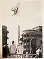 The royal standard and King Ananda Mahidol, 19 January 1946