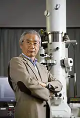 Sumio Iijima (飯島 澄男), physicist, inventor of carbon nanotubes.