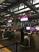 Check-in counters at Term­inal&nbsp;1