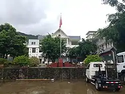 The Government building of Manghai.