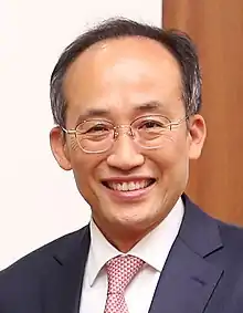 Choo Kyung-ho,  South Korean Deputy Prime Minister and Minister of Economy and Finance