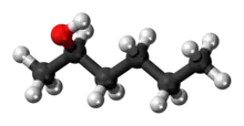 2-Hexanol molecule (R isomer)