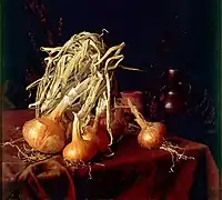 Onion II, 1998, oil painting on panel, 60x45 cm, 1998